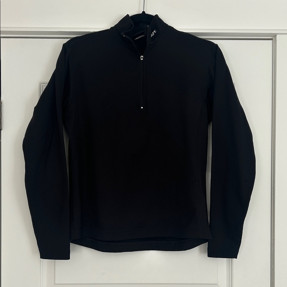 Craft Black Ribbed Second Layer Pullover